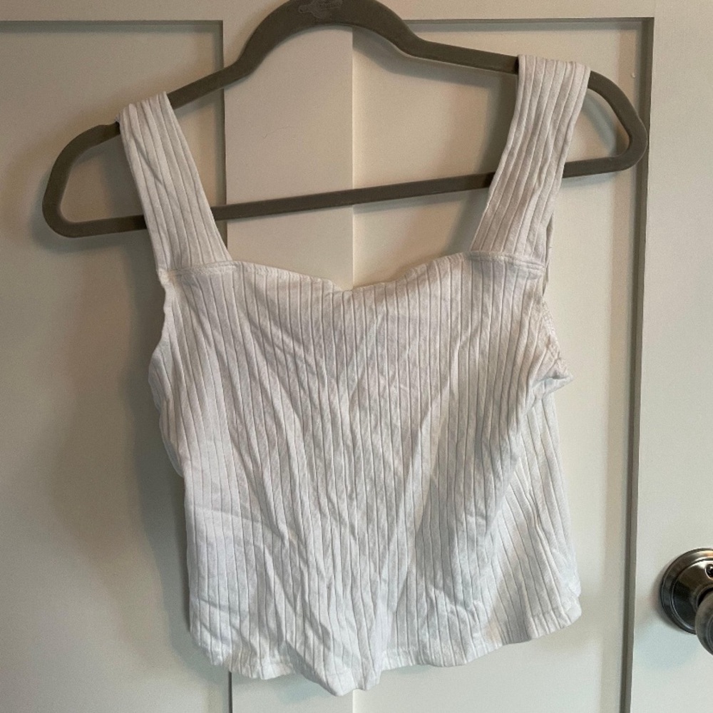 White tank top